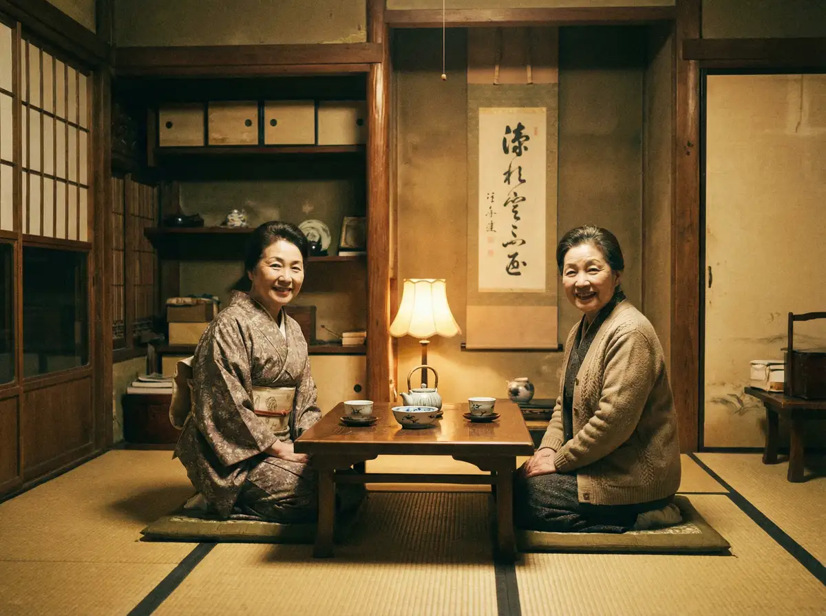 两位优雅的 好妈妈4中文在线观看完整版 在日式茶室中品茶交谈